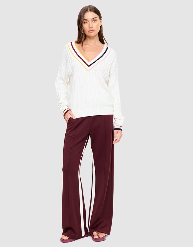 The Upside - Josette V Neck Knit Sweater