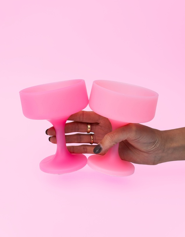 porter green - mecc | silicone unbreakable cocktail glasses