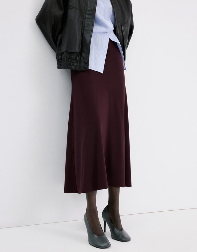 M.N.G - Fine Knit Midi Skirt