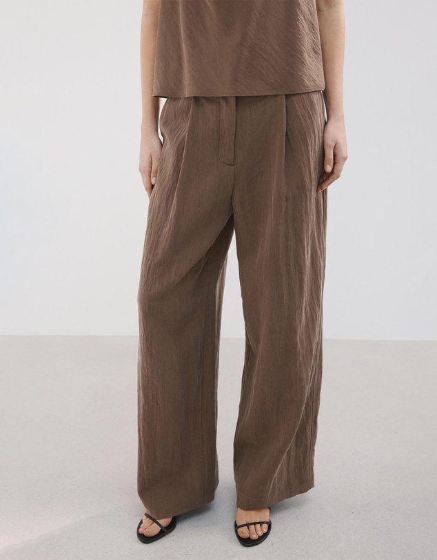 M.N.G - Straight Lyocell Trousers