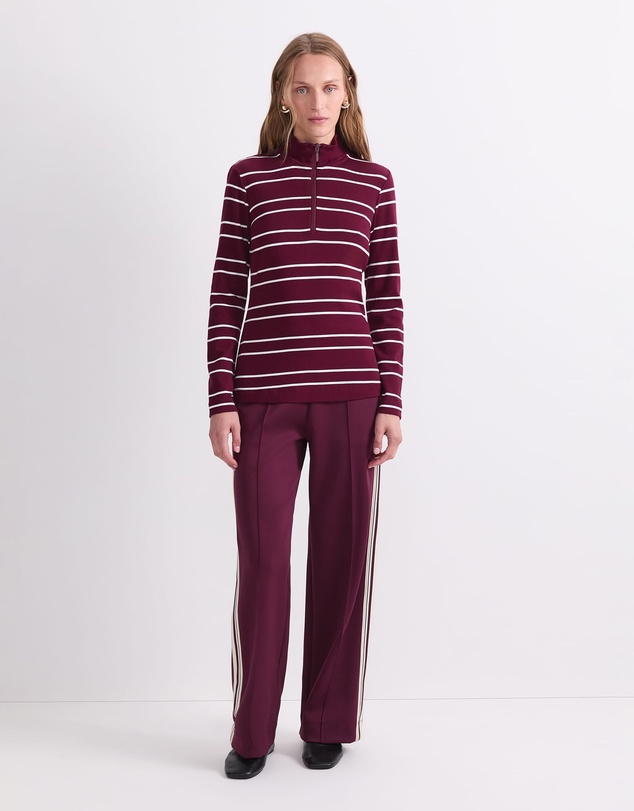 Sportscraft - Lucy Zip Funnel Neck Top
