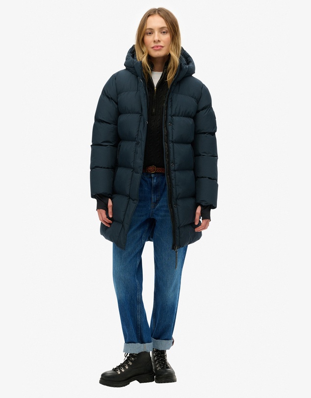 Superdry - Hooded Sports Puffer Mid Jacket