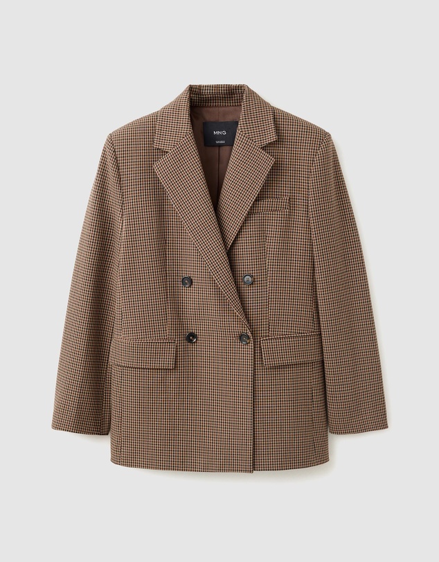 M.N.G - Check-Print Jacket
