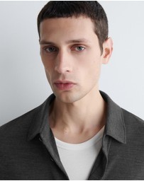 COS - Wool-Blend Jersey Shirt