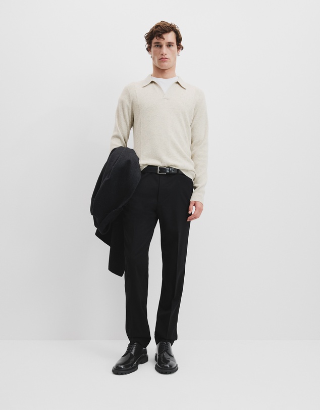 Country Road - Boiled Wool Trophy Rib Polo
