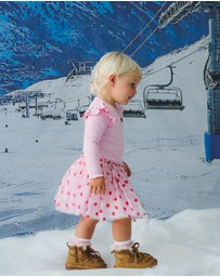 Huxbaby - Rose Emb Tulle Dress - ICONIC EXCLUSIVE - Kids-Teens