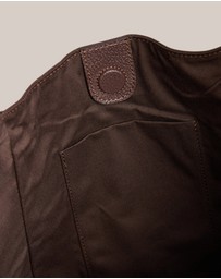VESTIRSI - Scarlett 2.0 Dark Chocolate Leather Hobo