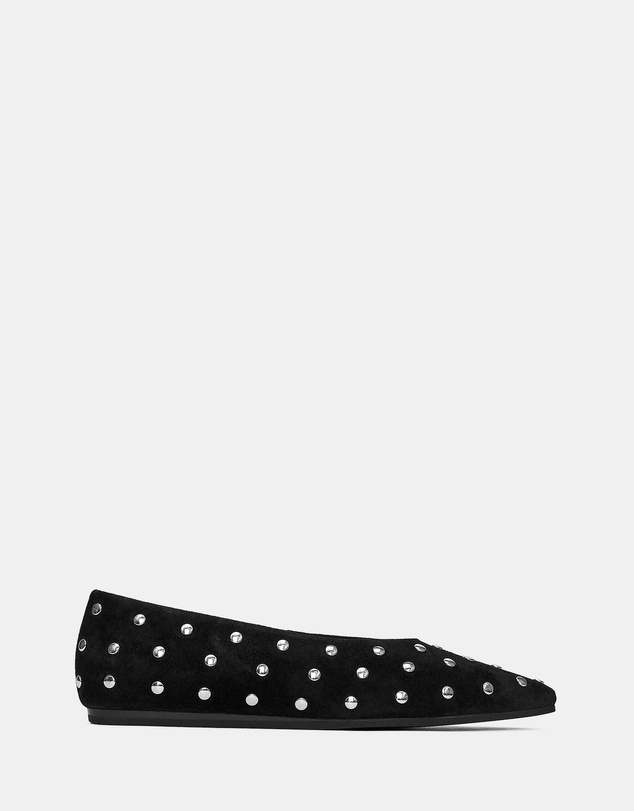 ARKET - Studded Suede Ballet Flats