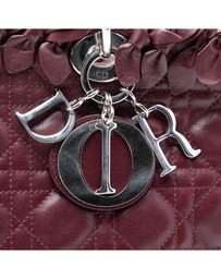 Pre-Loved by Azura Reborn - Pre-Loved Large Lambskin Cannage Bow Lady Dior