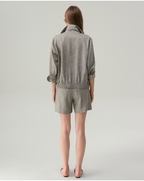 IDA+S - Penelope High Waisted Linen Shorts