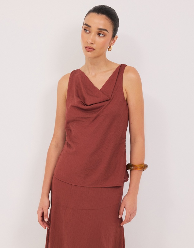 Calli - Kayanne Cowl Neck Top
