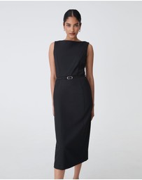 Forcast - Mila Pencil Midi Dress