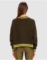 The Upside - Castilla Clementine Knit Crew Jumper