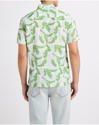 Marcs - Identity Leaf Linen Mix Shirt