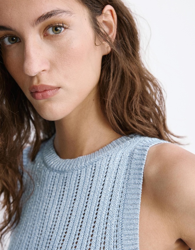 M.N.G - Long Openwork Knitted Dress