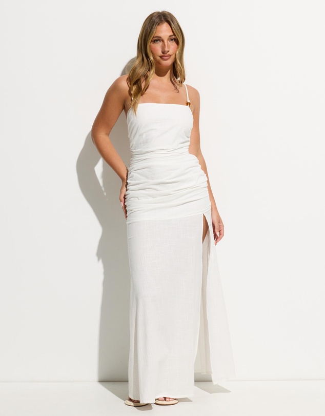 Dazie - Amber Cotton Beaded Maxi Dress