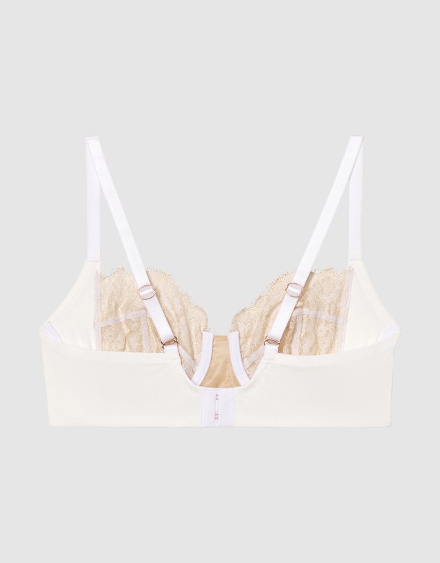 Skarlett Blue - Entice Wired Sheer Lace Balconette Bra