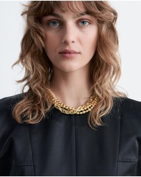& Other Stories - Satin Puff-Sleeve Top