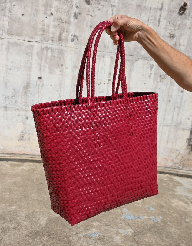 Mimmi Terra - Woven Traveller Tote Amarena