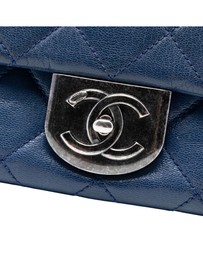 Pre-Loved by Azura Reborn - Pre-Loved Large Quilted Goatskin Double Carry Waist Chain Flap