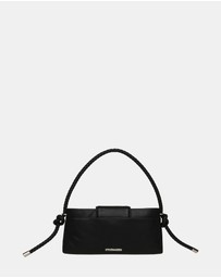 Steve Madden - BRooks Black Silver Handbag