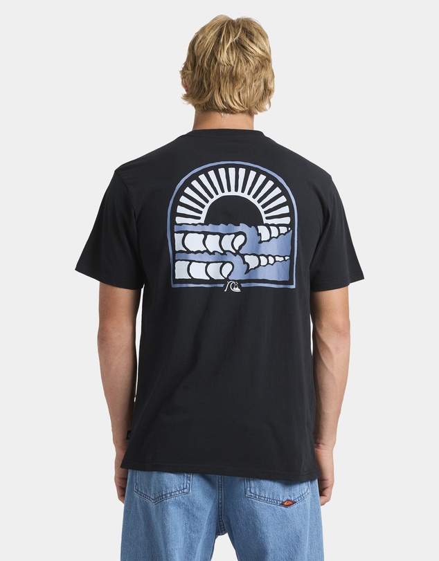 Quiksilver - Mens Sunset Arc Wave T-Shirt