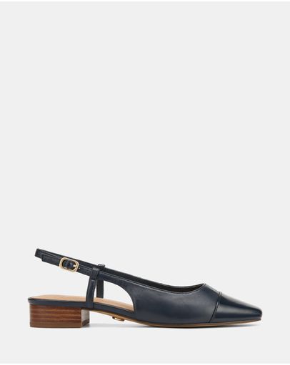 Navy Leather