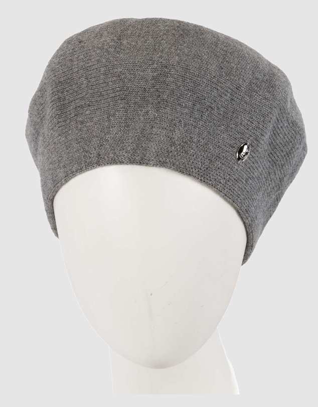 Max Alexander - European Made Grey Soft Wool Beret