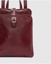 Florence - The Emma Red 3-in-1 Convertible Backpack