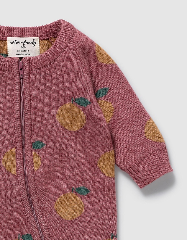Wilson & Frenchy - Organic Knitted Jacquard Growsuit - Babies
