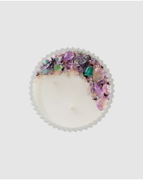 Silk Oil of Morocco - Hocus Pocus Large Crystal Candle - Power & Self Confidence