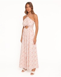 Petal & Pup - Madeira Jumpsuit - Peach Ditsy Floral