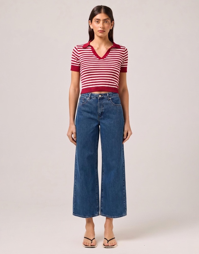Res x Abrand - Hi Aline Crop Jeans