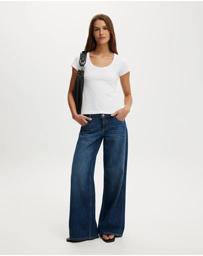Cotton On - Everyday Smooth Scoop Neck Tee