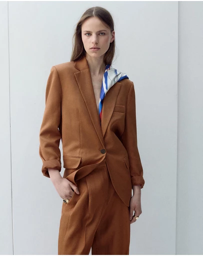 M.N.G - Straight-Fit Suit Blazer