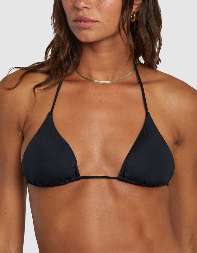 RVCA - Solid Halter Triangle Bikini Top