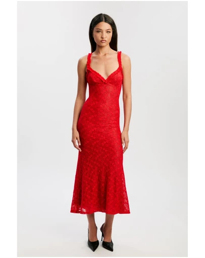 Bardot - Alegra Stretch Lace Midi Dress