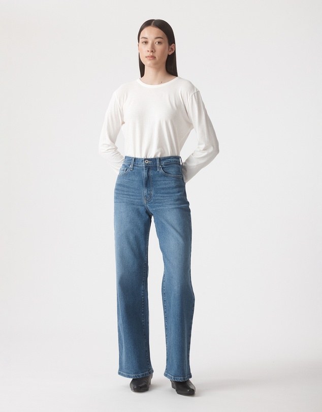 Outland Denim - Ellie High Wide Jean 32