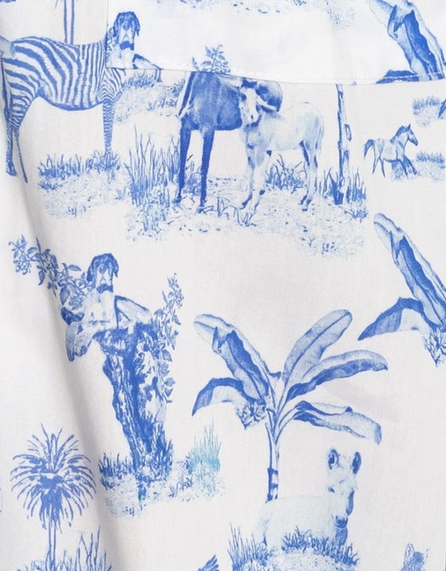 Sant And Abel - Women's Skydog Blue Night Shirt
