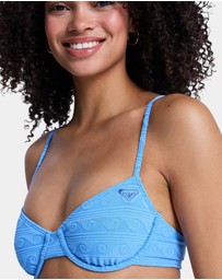Roxy - Womens Paradise Wave Underwire Bralette Bikini Top