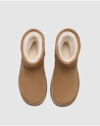 EVERAU - Australian Shepherd Ugg Salma Mini Cow Suede Upper UGG Boots