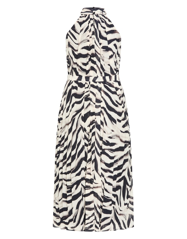 City Chic - Aida Print Pleat Maxi Dress