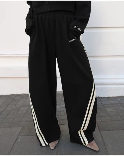 SSAINT - SŚAINT Barrel Pant Black & Butter