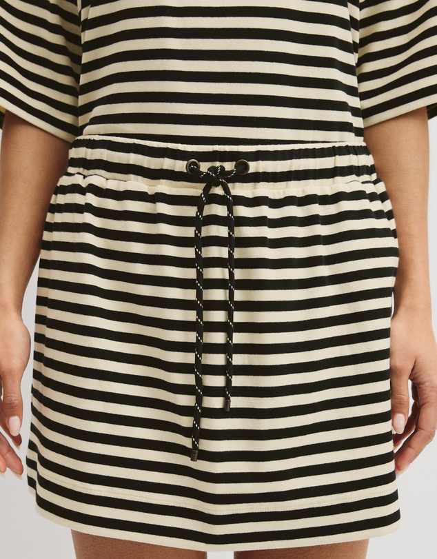 Country Road - Australian Cotton Blend Stripe Jersey Skirt