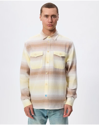 Scotch & Soda - Waffle Structure Stripe Shirt