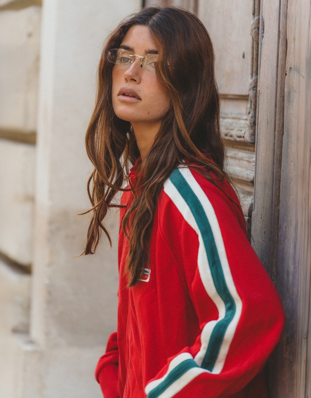 Araminta James - Retro Knit Zip Thru Jacket