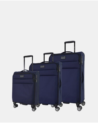 Pierre Cardin - Pierre Cardin 3-Piece Set Soft Water-Repellent Suitcase