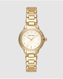 Emporio Armani - Gold Analogue Watch