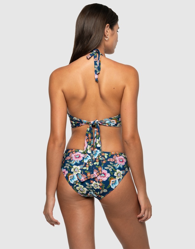 Nip Tuck Swim - Garden Gate Brigitte Multifit Halter Bikini Top
