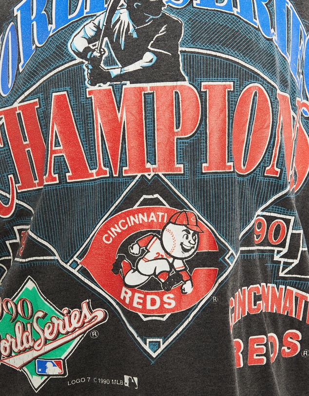 Vintage by The Real Deal - Pre Loved - Vintage 1990 MLB Cincinnati Reds World Series Tee